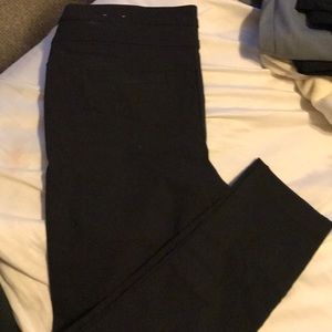 Black skinny dress pants